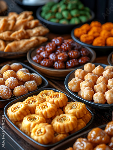 Wallpaper Mural Assorted Festival Sweets Platter Torontodigital.ca