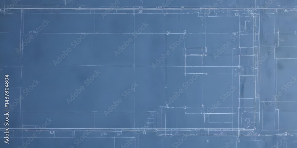 Blueprint background, white lines on blue Architectural plan texture , building, structure, vector Blueprint background, white lines on blue Architectural plan texture , building, structure, vector