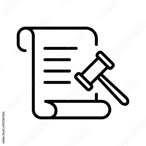 court results Legal and Law Icon