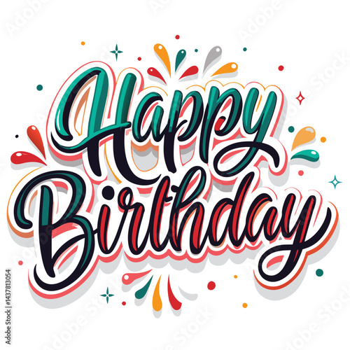 Happy Birthday Graphic Design