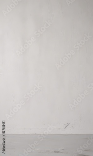 Subtle brushstrokes on pristine white wall  Minimalist texture ,  imperfections,  background image