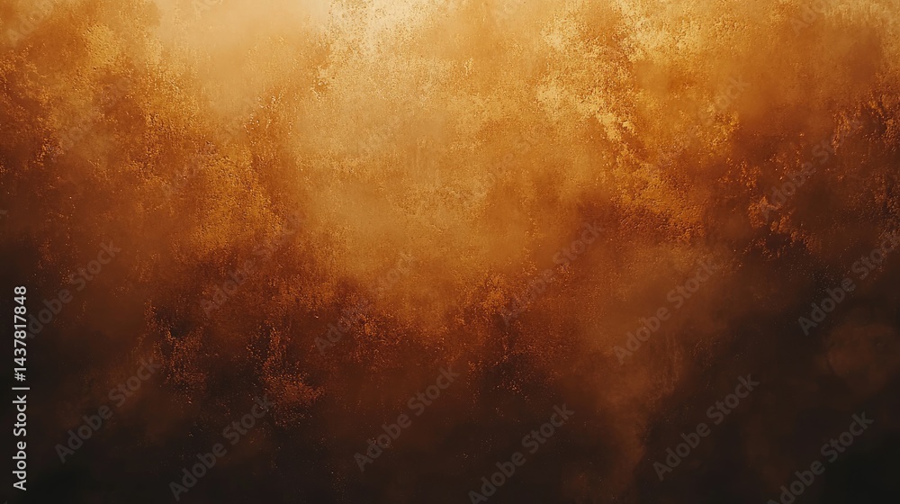 Fiery, smoky, orange-brown background