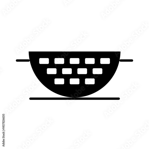 strainer glyph icon
