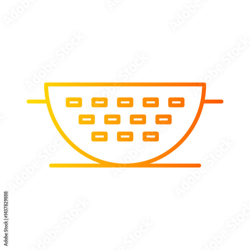 strainer gradient icon