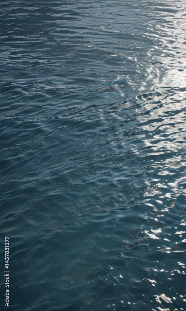 Obraz premium Mesmerizing water patterns, tranquil background, motion, pond, green