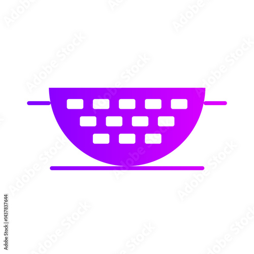 strainer gradient icon