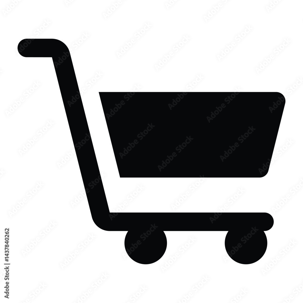 Simple Shopping Cart glyph icon. The icon can be used for websites, print templates, presentation templates, illustrations, etc
Simple Shopping Cart glyph icon. The icon can be used for websites, print templates, presentation templates, illustrations, etc