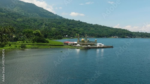 Wallpaper Mural Flying over the Lake Lanao in Lanao del Sur. Mindanao, Philippines. Torontodigital.ca