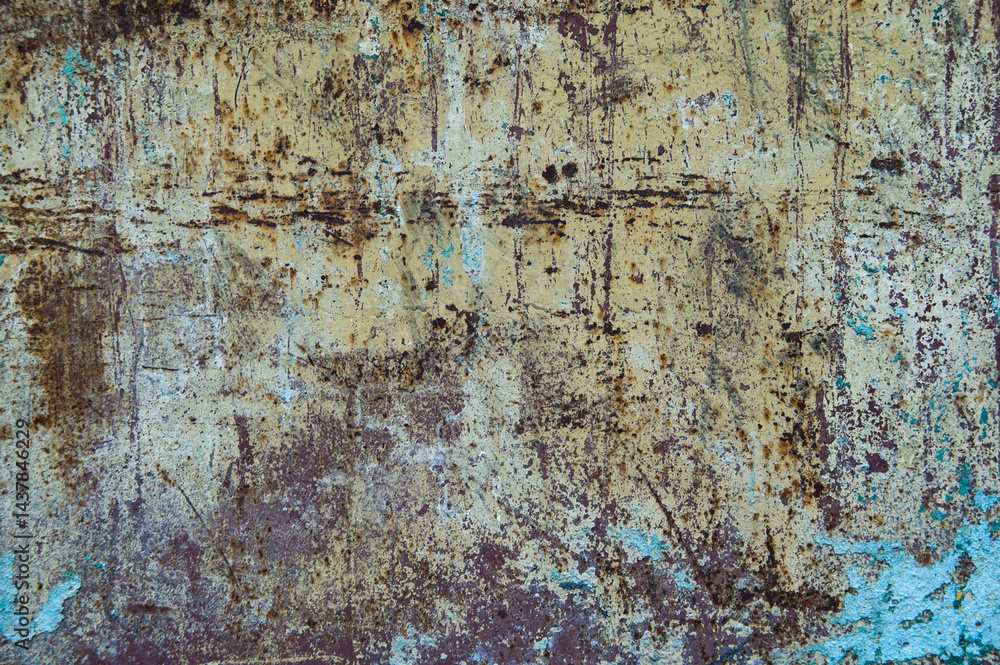 Fototapeta premium colored background, wall texture with lines and stripes of colored paint