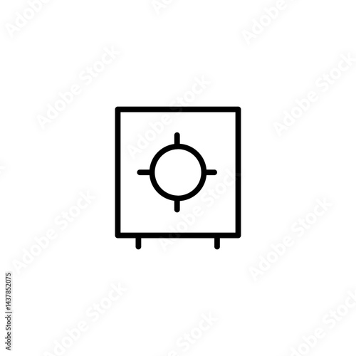 safebox line icon