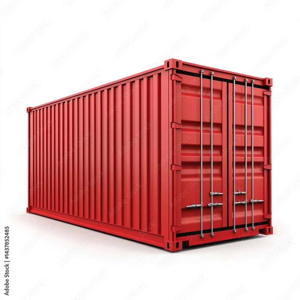 Cargo Container Blank Mockup with logo and copy space isolated on white background. Shipping Container Mockup. Industrial Cargo Box. Freight Container. Cargo Container isolated on white. Cargo Container Blank Mockup with logo and copy space isolated on white background. Shipping Container Mockup. Industrial Cargo Box. Freight Container. Cargo Container isolated on white.