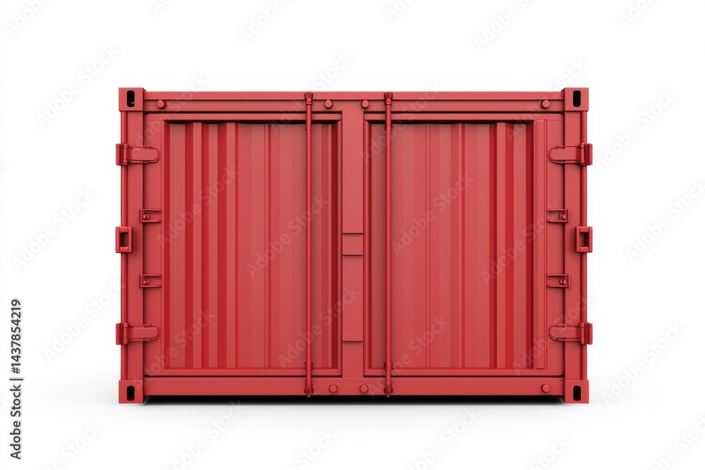 Cargo Container Blank Mockup with logo and copy space isolated on white background. Shipping Container Mockup. Industrial Cargo Box. Freight Container. Cargo Container isolated on white. Cargo Container Blank Mockup with logo and copy space isolated on white background. Shipping Container Mockup. Industrial Cargo Box. Freight Container. Cargo Container isolated on white.