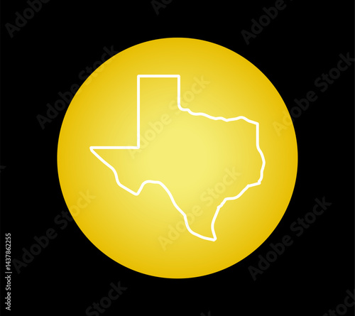 Texas logo dallas star vector image
