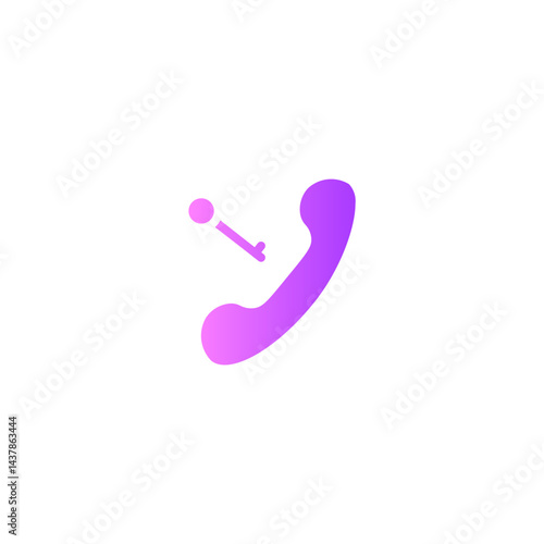 telephone gradient icon