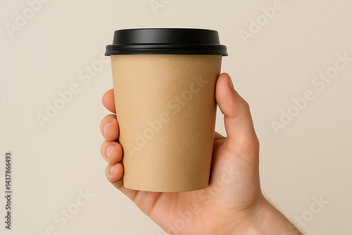 hand holding a cup of coffee