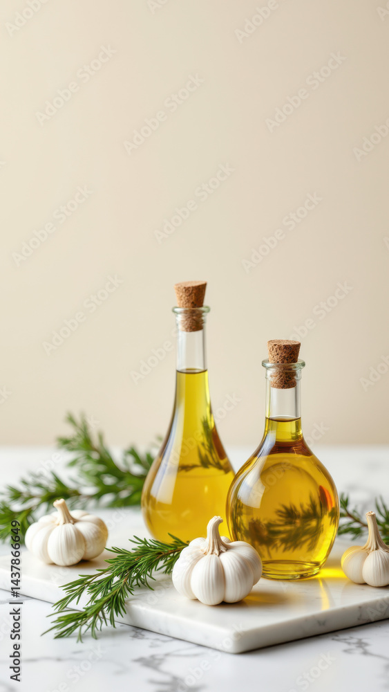 Image shows a selection of Mediterranean ingredients, including olive oil and spices, suggesting a focus on healthy eating associated with the Mediterranean Diet. Image shows a selection of Mediterranean ingredients, including olive oil and spices, suggesting a focus on healthy eating associated with the Mediterranean Diet.