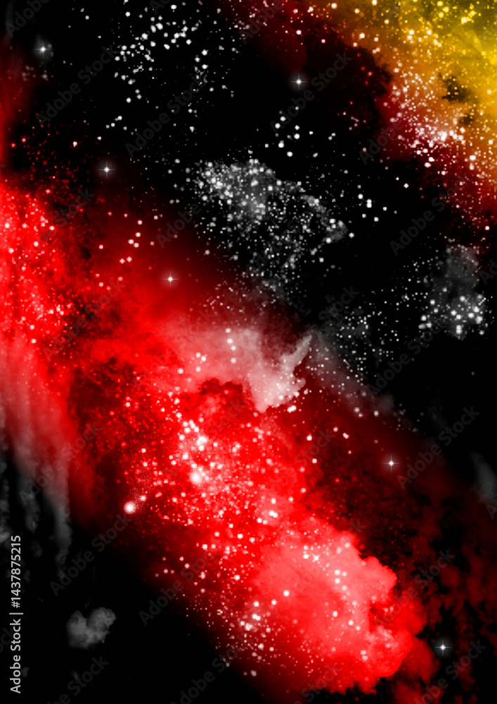 galaxy in a free space.