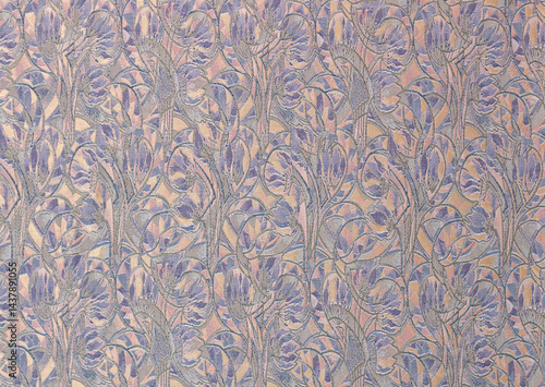 Vintage Floral Tapestry Pattern with Ornamental Design. seamless pattern with geometric shapes