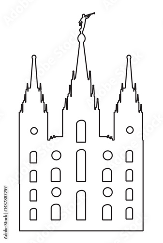 Mormon Temple Outline