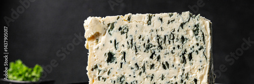 Cheese mold gorgonzola cheese roquefort food dish organic product fresh tasty gourmet food background on the table rustic food top view copy space