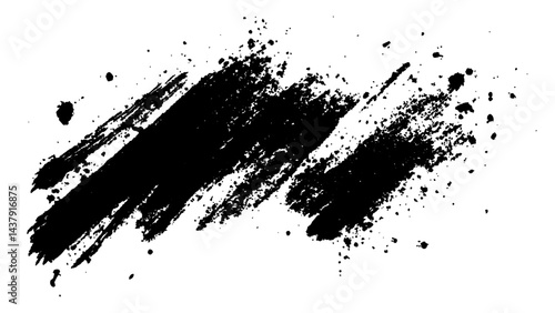 Wallpaper Mural Vector black and white with grunge style, scratch and texture elements for design. abstract black and white brush strokes on a canvas with Black ink texture.	
 Torontodigital.ca