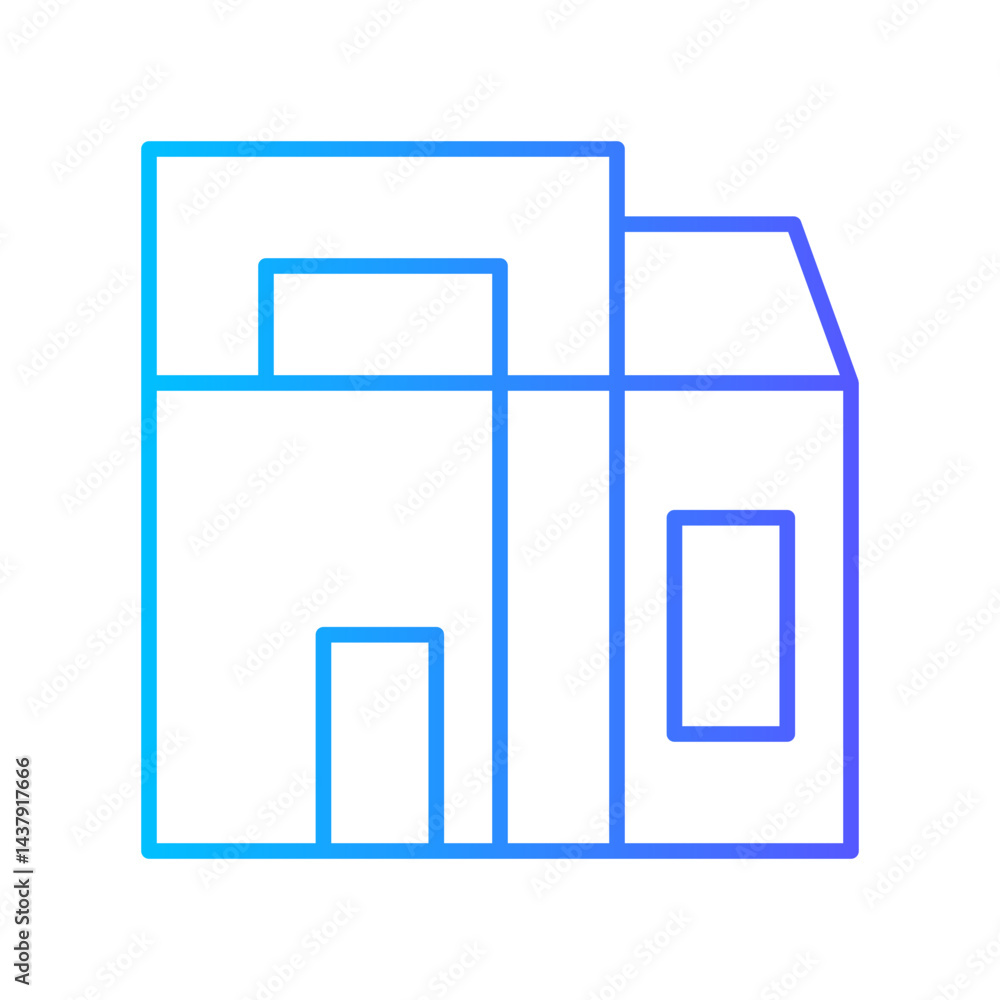 house gradient icon house gradient icon