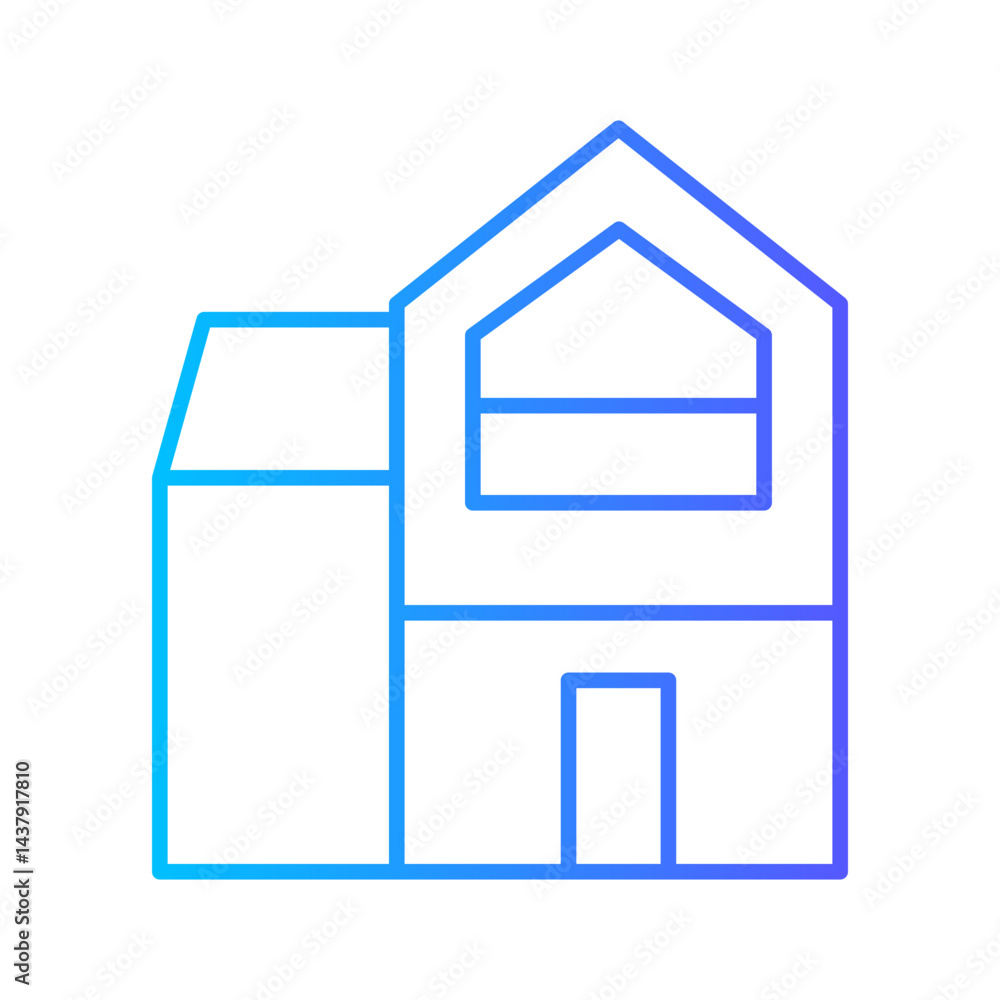 house gradient icon house gradient icon