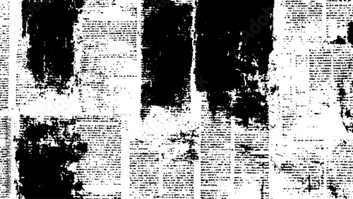 Wallpaper Mural background of old vintage newspapers. Grunge newspaper texture, Vintage newspaper texture background. Vector white and black newspaper paper grunge vintage old aged texture. Torontodigital.ca