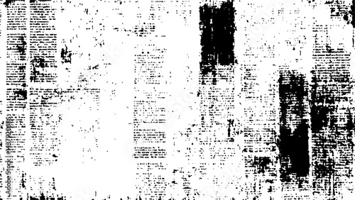 Wallpaper Mural background of old vintage newspapers. Grunge newspaper texture, Vintage newspaper texture background. Vector white and black newspaper paper grunge vintage old aged texture. Torontodigital.ca