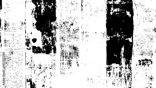 Wallpaper Mural background of old vintage newspapers. Grunge newspaper texture, Vintage newspaper texture background. Vector white and black newspaper paper grunge vintage old aged texture. Torontodigital.ca