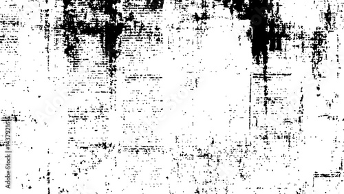 Wallpaper Mural Newspaper with old grunge vintage unreadable paper texture background. Vector white and black newspaper paper grunge vintage old aged texture.  Torontodigital.ca