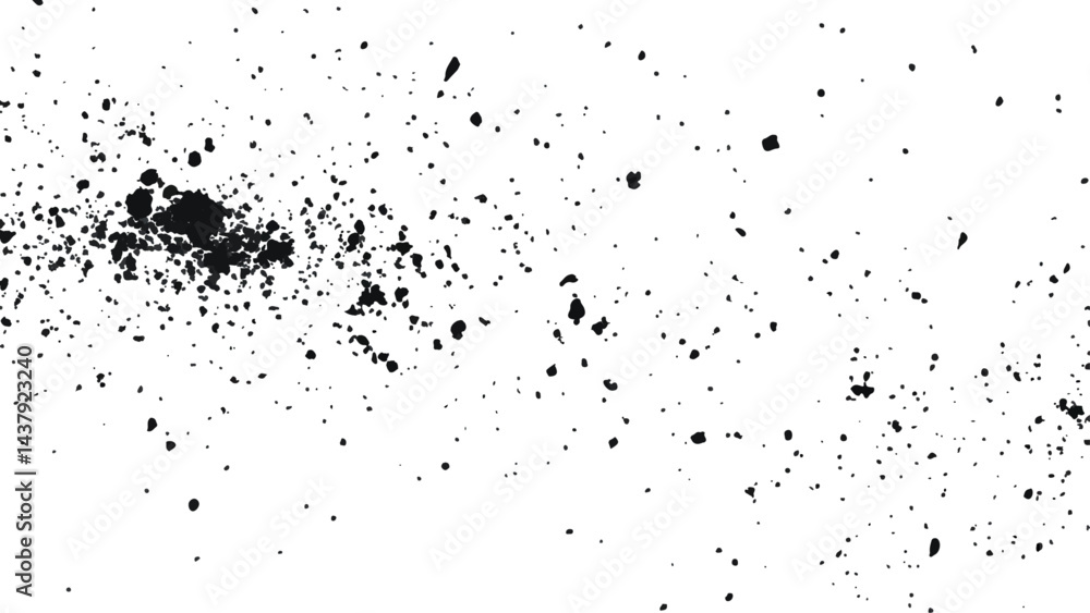 Dirt dust texture isolated on white background, top view. Old dusty grain film overlay. Scratched dotted texture. Dirt dust texture isolated on white background, top view. Old dusty grain film overlay. Scratched dotted texture.