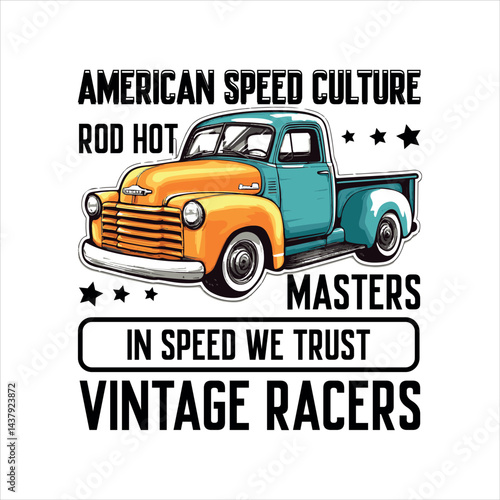 Take your T-Shirt design to the next level by using this Antique Classic Car T-Shirt design template by Dirtyline Studio. Use this ready-to-use T-Shirt design and start designing like a Pro