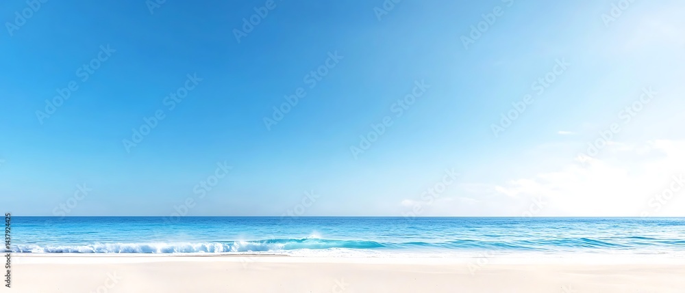 Obraz premium Bright day on beach