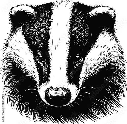 badger head .eps