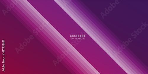 Vector Abstract Geometric With Violet Color Background For Template, Poster, Flyer Design.