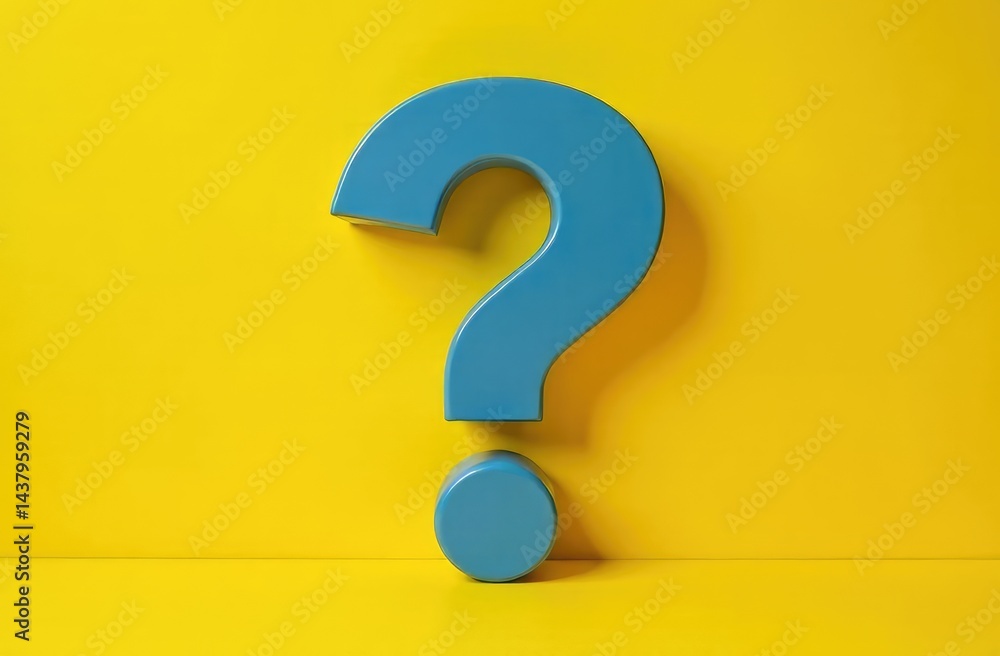 signs of the question on the yellow background signs of the question on the yellow background