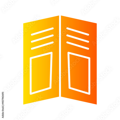 pamphlet gradient icon