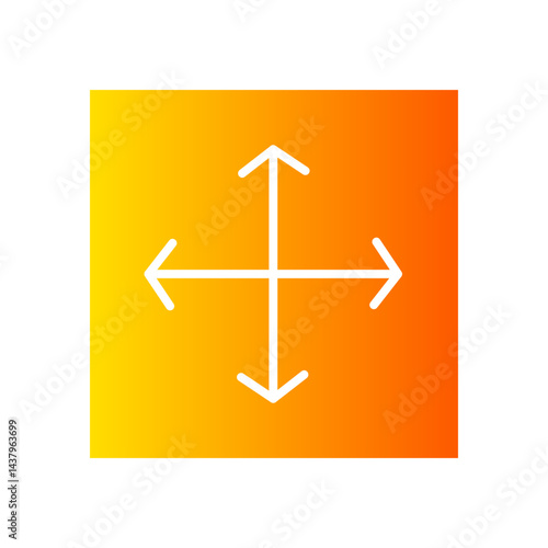 resizing gradient icon