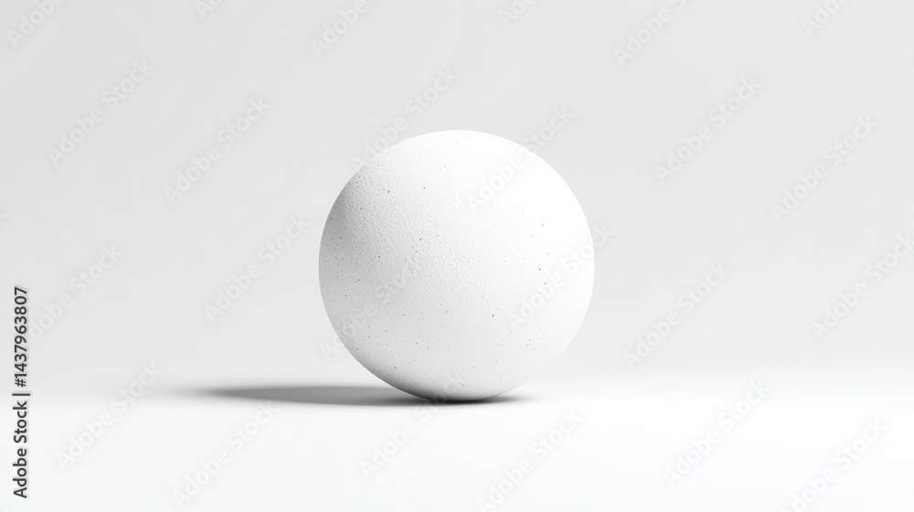 White Sphere Minimalist Studio Lighting High-resolution Front view Subtle texture Resting on surface White background Neutral mood Design template extra details included White Sphere Minimalist Studio Lighting High-resolution Front view Subtle texture Resting on surface White background Neutral mood Design template extra details included