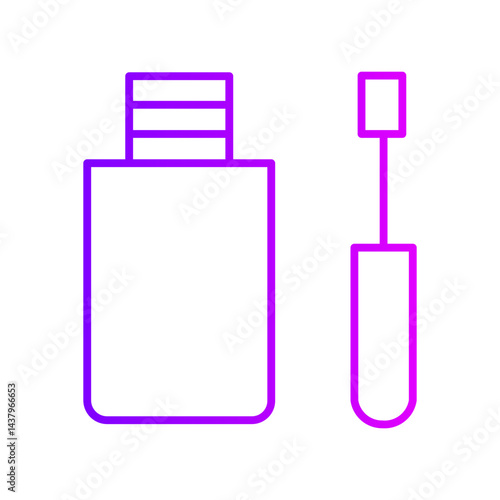 correction fluid gradient icon