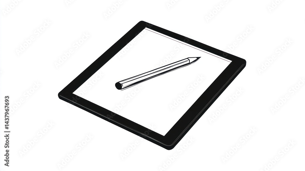 Digital drawing, stylus on tablet, white background, design Digital drawing, stylus on tablet, white background, design