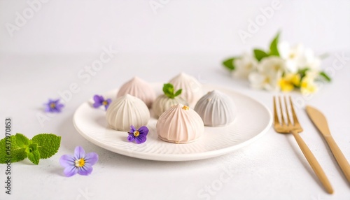 Wallpaper Mural 美しいデザートの乗った皿 Torontodigital.ca