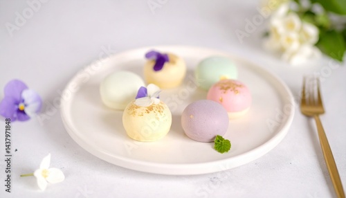 Wallpaper Mural 美しいデザートの乗った皿 Torontodigital.ca