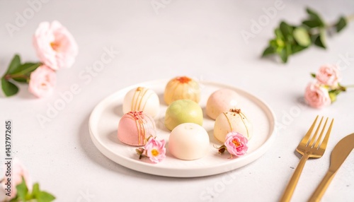 Wallpaper Mural 美しいデザートの乗った皿 Torontodigital.ca