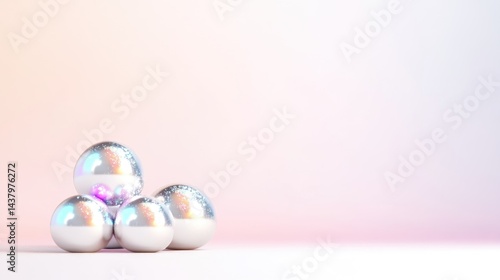 Pastel  spheres,  modern  display