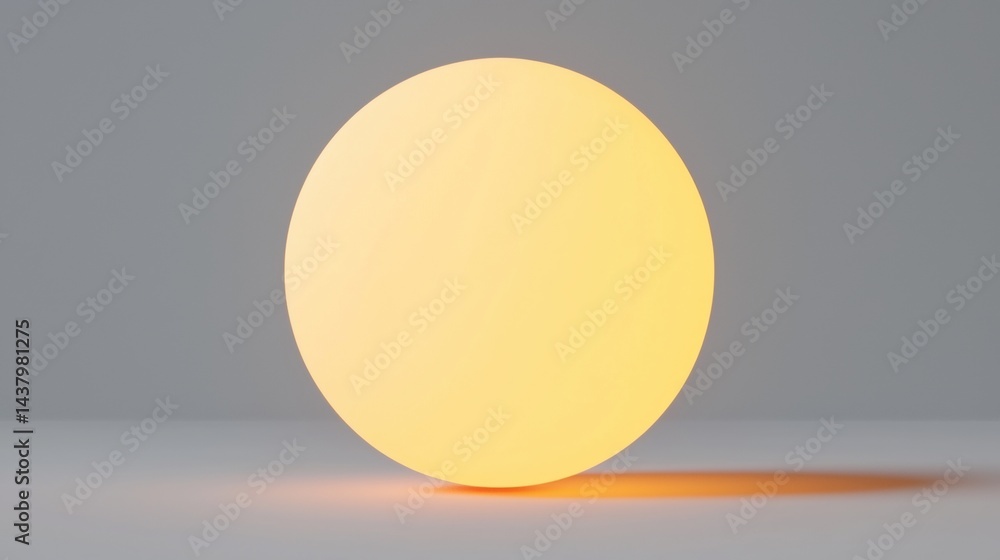 A 3D rendering of a glowing sphere. A 3D rendering of a glowing sphere.