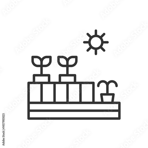 Balcony Icon Sign Symbol