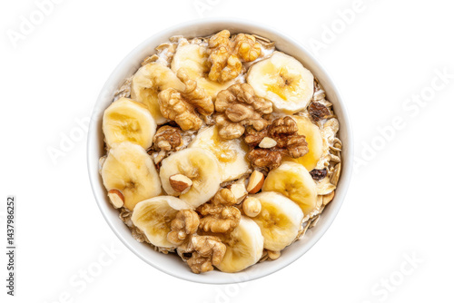 Wallpaper Mural Nutty banana bowl isolated on transparent PNG background Torontodigital.ca