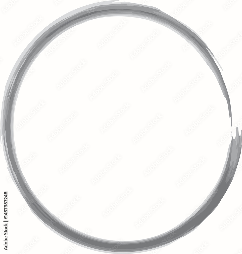 round design with water color line round design with water color line